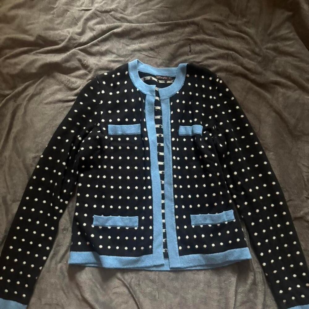 Jmclaughlin cashmere polkadot cardigan